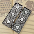 Foldable Metal Dice Card – Rotating Polyhedral Dice for DND, Cthulhu & TRPG Adventures