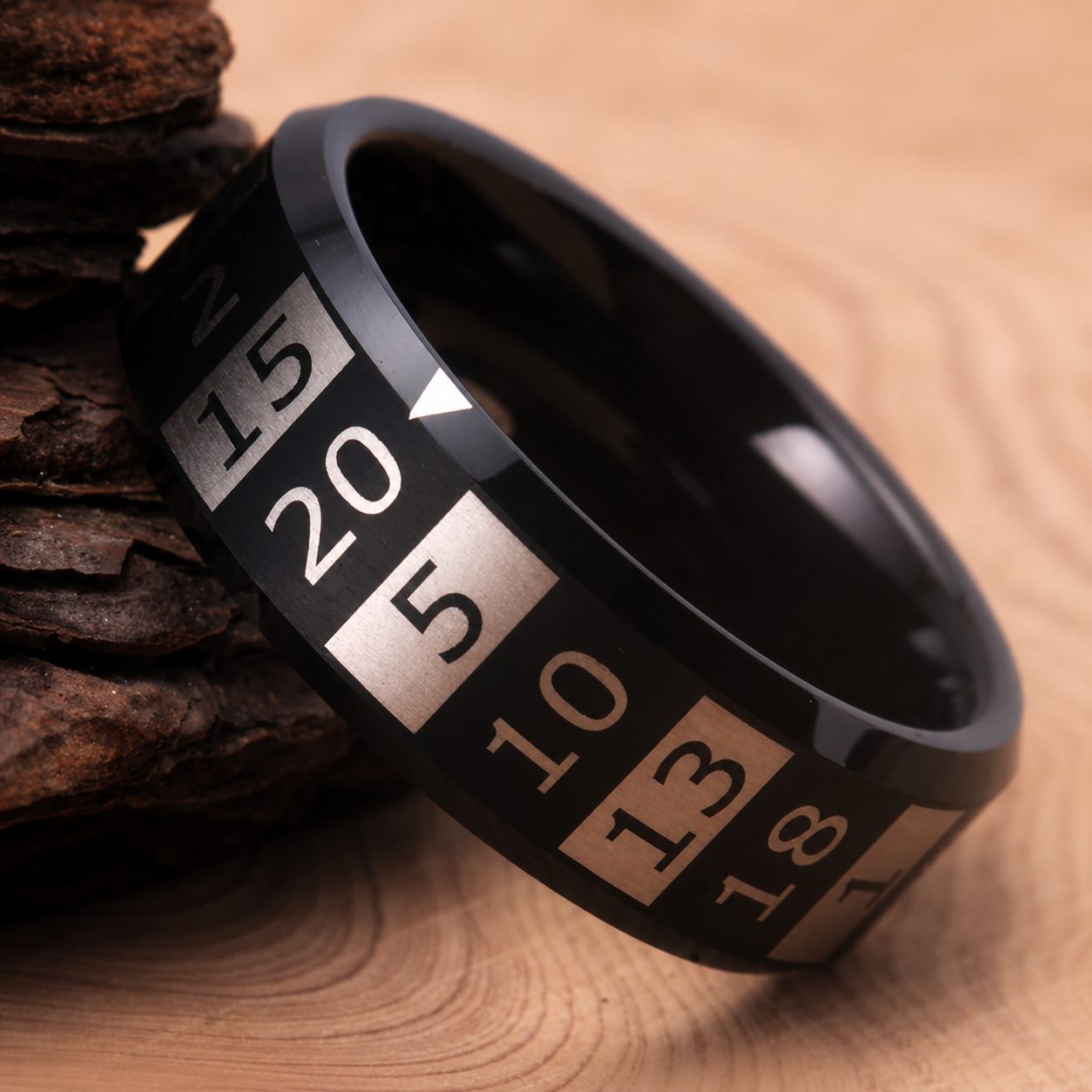 D20 Spinner Ring – Rotating Dice Ring for DND, Cthulhu & Tabletop RPGs