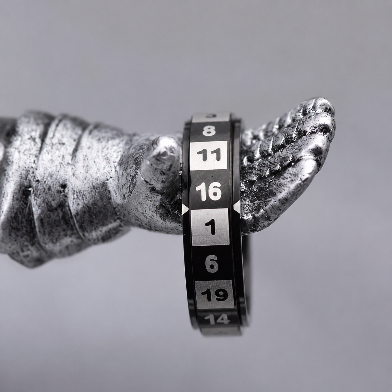 D20 Spinner Ring – Rotating Dice Ring for DND, Cthulhu & Tabletop RPGs