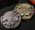 Fate Gear Metal Dice Spinner – Vintage Rotating DND Die for RPG, Tabletop Games & Fidget Play