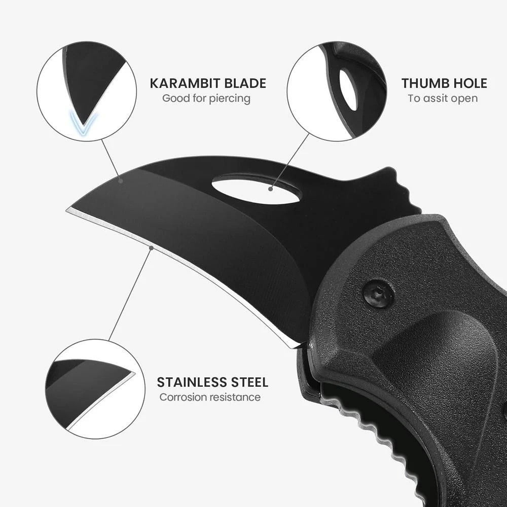 Mini Pocket Steel Knife for Adult, Keychain Box Cutter with 1.34inch Blade