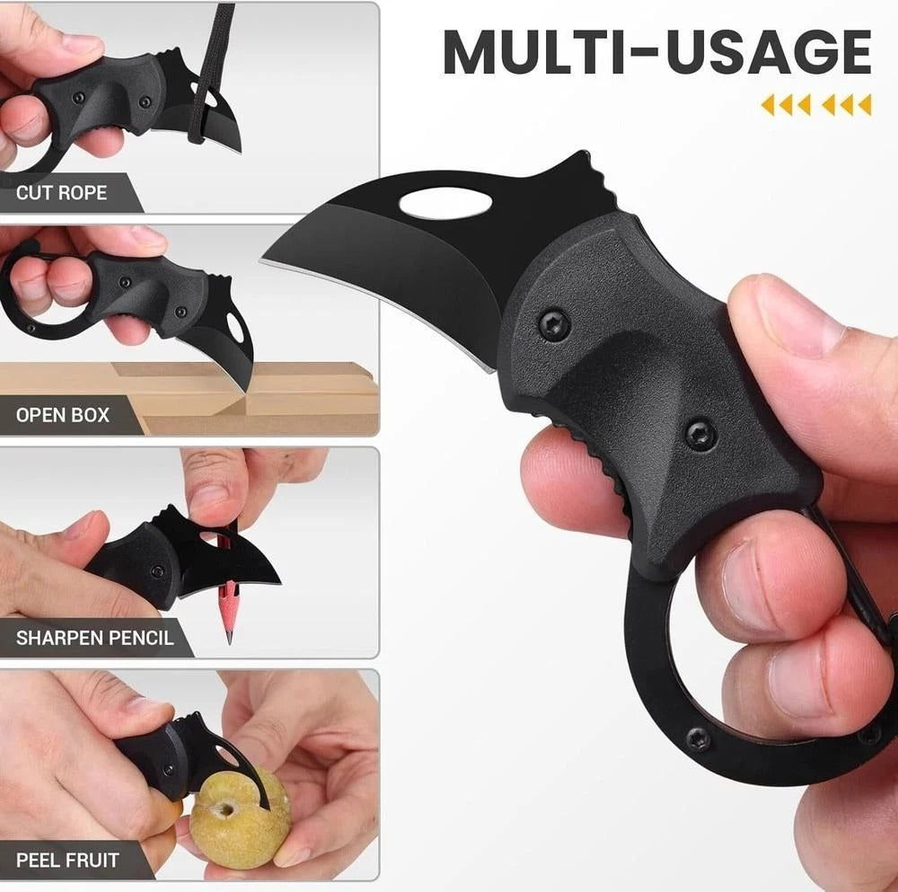 Mini Pocket Steel Knife for Adult, Keychain Box Cutter with 1.34inch Blade