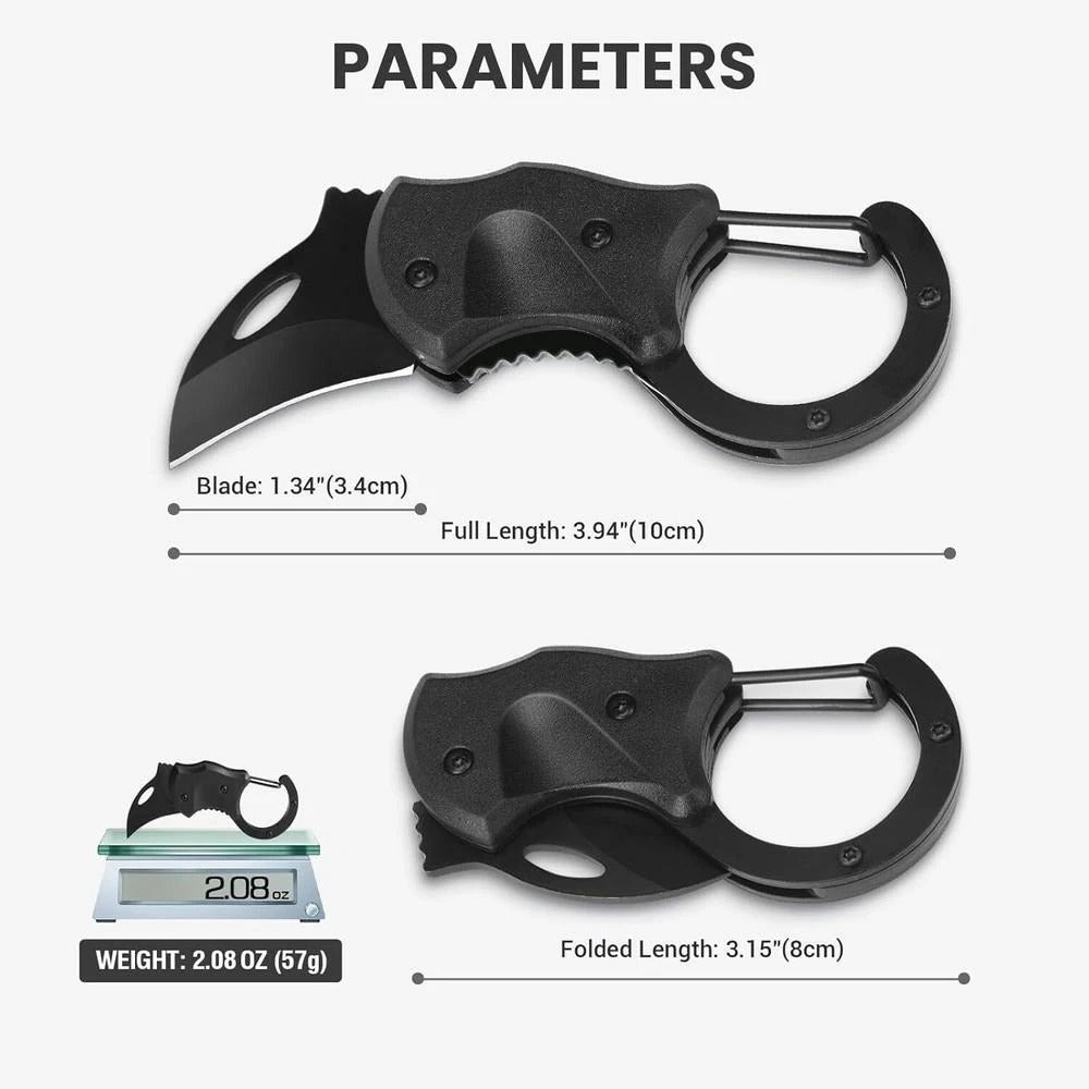 Mini Pocket Steel Knife for Adult, Keychain Box Cutter with 1.34inch Blade