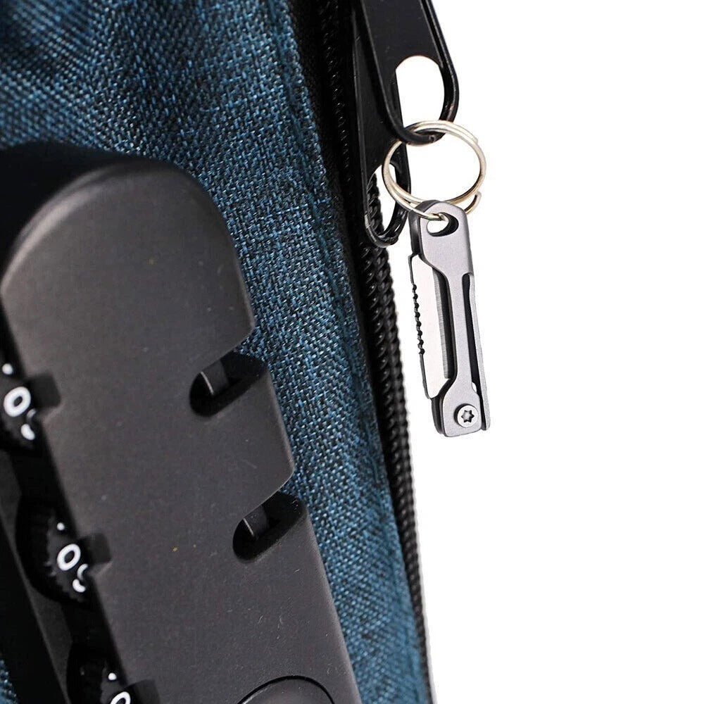 Mini Folding Knife Stainless Steel Pocket Key Chain