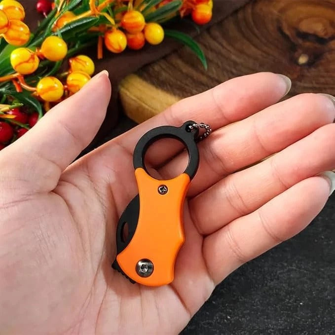 Mini Pocket Steel Knife for Adult, Keychain Box Cutter with 1.34inch Blade